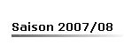 Saison 2007/08
